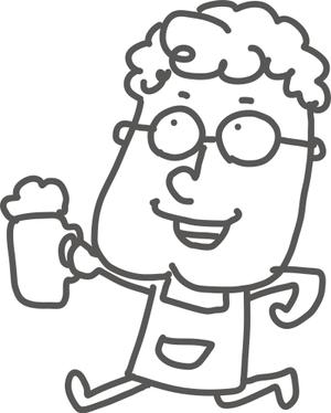 nougo (noguo3)さんの居酒屋で昼飲み出来る肉料理多めの個室食堂のキャラクターへの提案