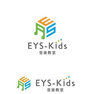 ふくみみデザイン (fuku33)さんのEYS-Kids音楽教室のロゴへの提案