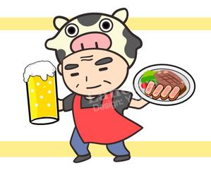 悠希 (yuruta1224)さんの居酒屋で昼飲み出来る肉料理多めの個室食堂のキャラクターへの提案