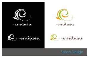 s-design (sorao-1)さんの美容・リラクサロン運営会社「EMITASU（エミタス）」のロゴへの提案