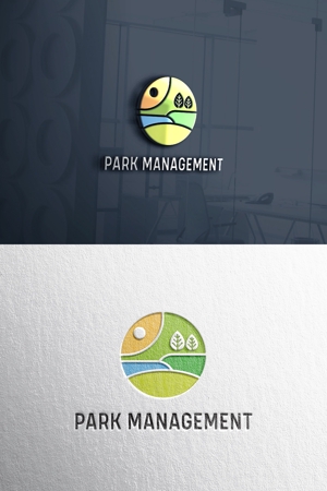 YOO GRAPH (fujiseyoo)さんの新規で設立する会社「株式会社PARK MANAGEMENT」のロゴへの提案