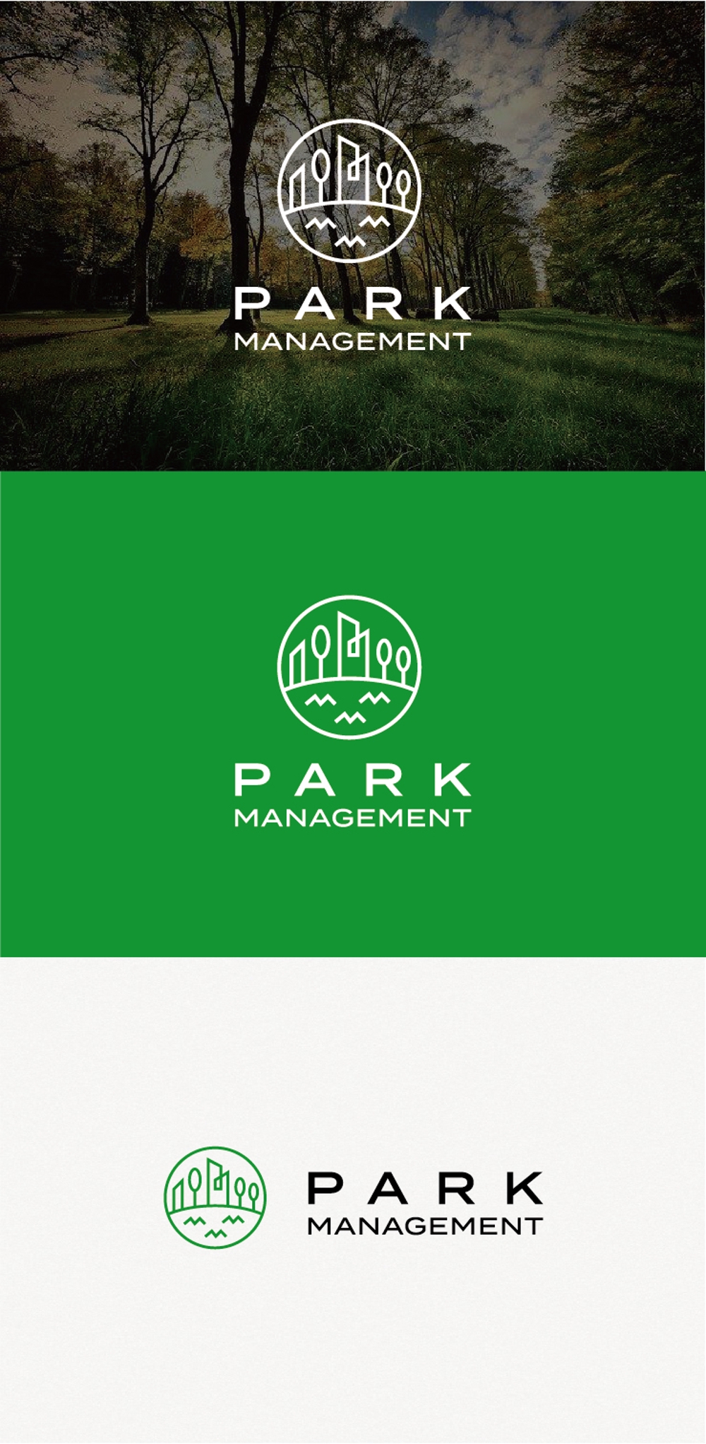 新規で設立する会社「株式会社PARK MANAGEMENT」のロゴ