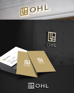 D.R DESIGN (Nakamura__)さんの設計デザイン事務所の「株式会社OHL」のロゴへの提案