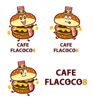 sachi (sachi-365)さんのハンバーガーショップのアメリカンポップなキャラクターのイラストへの提案