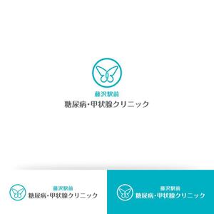 THANKYOUWORKS (thankyou_works)さんの新規開業する内科クリニック「藤沢駅前糖尿病・甲状腺クリニック」のロゴへの提案
