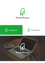 はなのゆめ (tokkebi)さんの生活習慣改善を主としたカウンセリング事業「PrimoPasso」ロゴの作成への提案