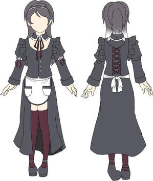 enokoさんの秋葉原メイド喫茶用　メイド服デザインへの提案