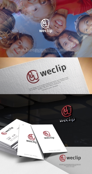 NJONESKYDWS (NJONES)さんの子どもと地域の大人をつなぐ教育(共育)プラットフォームを提供する「weclip」のロゴへの提案