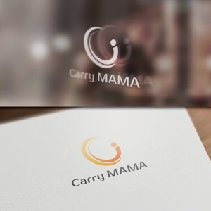 BKdesign (late_design)さんのママが働く運送会社　社名「Carry MAMA」のロゴへの提案
