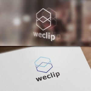 BKdesign (late_design)さんの子どもと地域の大人をつなぐ教育(共育)プラットフォームを提供する「weclip」のロゴへの提案