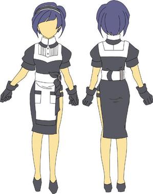 enokoさんの秋葉原メイド喫茶用　メイド服デザインへの提案
