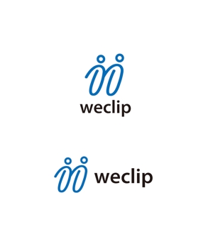 plus X (april48)さんの子どもと地域の大人をつなぐ教育(共育)プラットフォームを提供する「weclip」のロゴへの提案