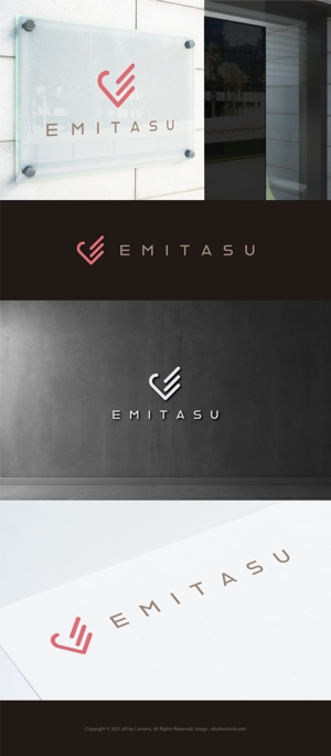 FUNCTION (sift)さんの美容・リラクサロン運営会社「EMITASU（エミタス）」のロゴへの提案