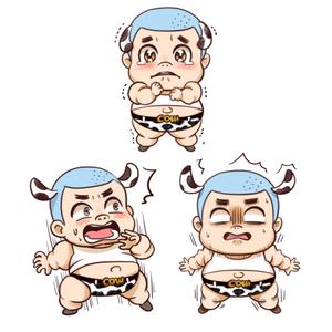 フジワラアイ (chocopon)さんの添付のキャラクターを使って、表情や動きのパターンを作ってくださいm(_ _)mへの提案