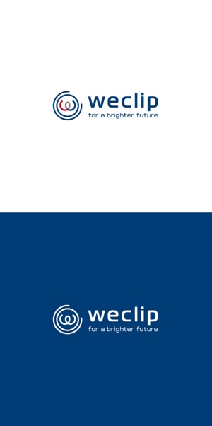 ヘッドディップ (headdip7)さんの子どもと地域の大人をつなぐ教育(共育)プラットフォームを提供する「weclip」のロゴへの提案
