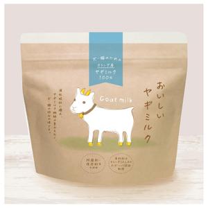 hashi = design (hashi_design)さんの犬猫用ヤギミルク２種のパッケージデザインへの提案