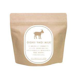 C DESIGN (conifer)さんの犬猫用ヤギミルク２種のパッケージデザインへの提案