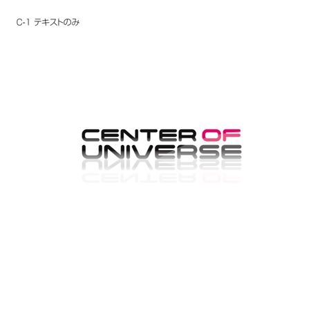 tkm_umr (elect_romeca)さんの「CENTER OF UNIVERSE」のロゴ作成への提案