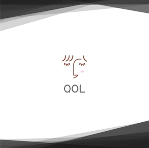 HAJIME.B (hajime9b)さんの新規開業美容院『QOL』文字のロゴ、イラストデザインへの提案