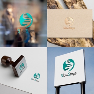 zasshedesign (zasshedesign)さんのSlowSteps株式会社の社名ロゴデザインへの提案