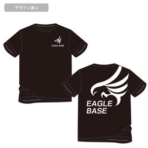 Yamazaki_D.Studio (EmiYama_8)さんのパーソナルジムEAGLEBASEのTシャツデザインへの提案