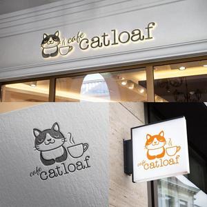 植村 晃子 (pepper13)さんのカフェ「catloaf cafe」のロゴ（商標登録予定なし）への提案