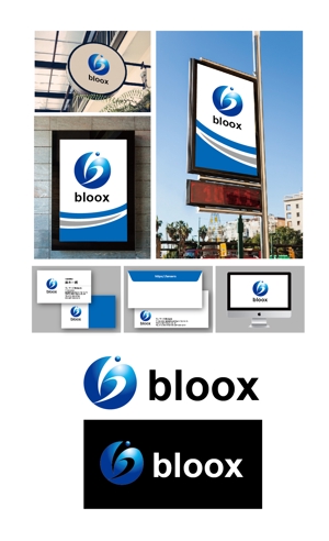 King_J (king_j)さんの建設不動産システムエンジニア会社　”bloox”の会社ロゴデザインへの提案