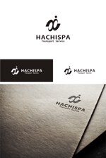 はなのゆめ (tokkebi)さんの出張リラクゼーションサロンのHACHISPAのロゴへの提案