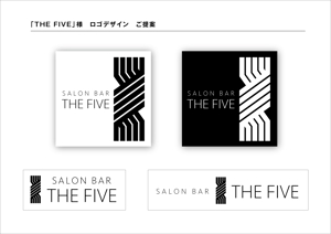 hiraku nakagawa (hi--kun)さんの京都祇園の会員制バーTHE FIVEのロゴ制作への提案