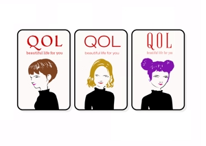  Design fink (tomy2013)さんの新規開業美容院『QOL』文字のロゴ、イラストデザインへの提案