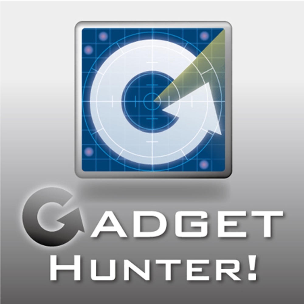 「Gadget Hunter!」というサイトで使用するロゴ