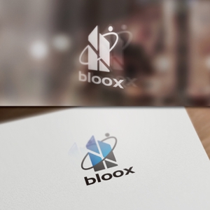 BKdesign (late_design)さんの建設不動産システムエンジニア会社　”bloox”の会社ロゴデザインへの提案