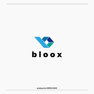 H.i.LAB. (IshiiHiroki)さんの建設不動産システムエンジニア会社　”bloox”の会社ロゴデザインへの提案