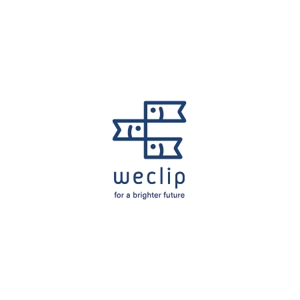 ol_z (ol_z)さんの子どもと地域の大人をつなぐ教育(共育)プラットフォームを提供する「weclip」のロゴへの提案