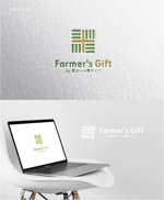 y2design (yamana_design)さんの農家と飲食店を繋ぐマッチングプラットフォームのロゴ作成「Farmer's Gift」への提案
