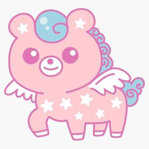 fumtoy (fumtoy)さんの【Youtube用のキャラ作成依頼】ペガサス＋クマのキャラの作成をお願いします。への提案