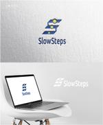 y2design (yamana_design)さんのSlowSteps株式会社の社名ロゴデザインへの提案