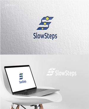 y2design (yamana_design)さんのSlowSteps株式会社の社名ロゴデザインへの提案