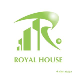 4 dots design (4-dots-design)さんのハウスメーカー「ROYAL HOUSE」のロゴ制作依頼への提案