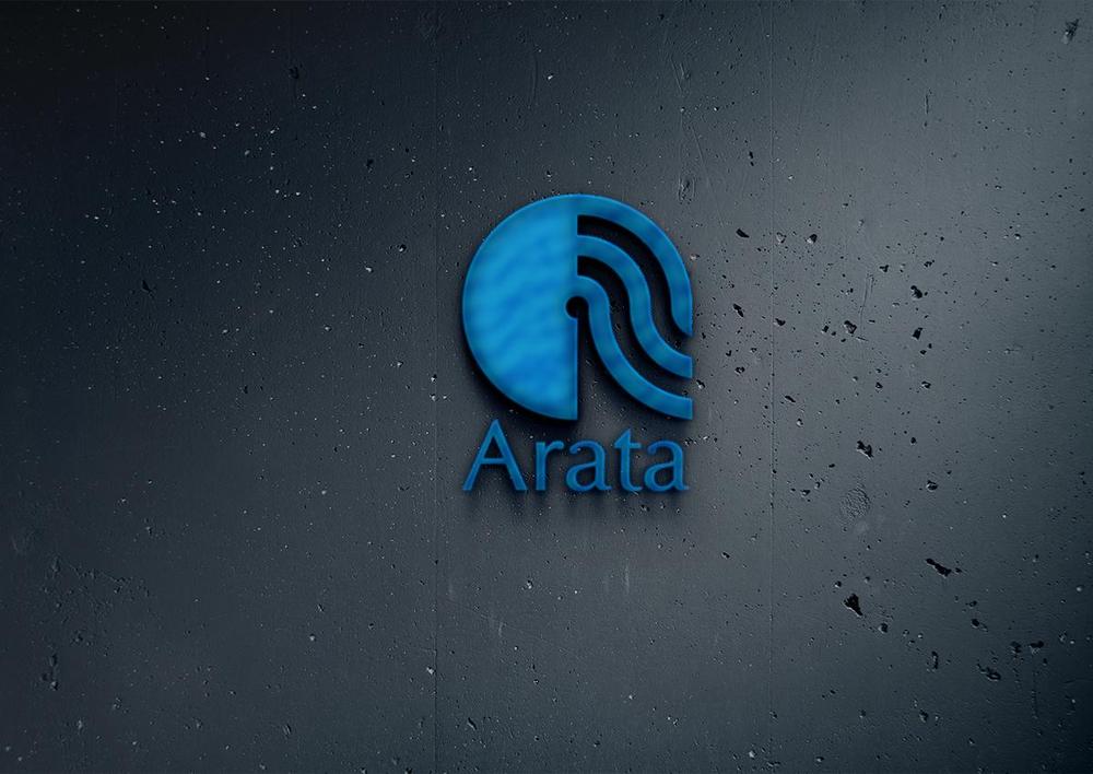 硝子製品ブランド「Arata」のロゴ制作