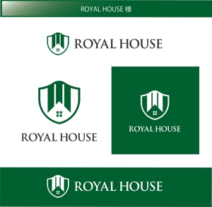 FISHERMAN (FISHERMAN)さんのハウスメーカー「ROYAL HOUSE」のロゴ制作依頼への提案