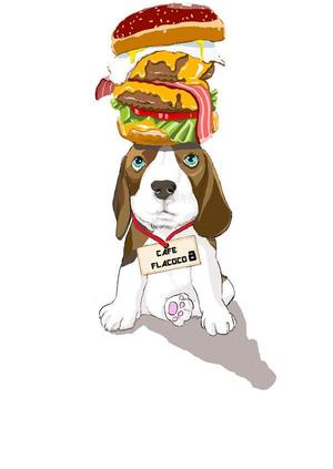 calcula (calcula)さんのハンバーガーショップのアメリカンポップなキャラクターのイラストへの提案