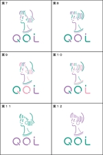 textile as (asrytextile)さんの新規開業美容院『QOL』文字のロゴ、イラストデザインへの提案