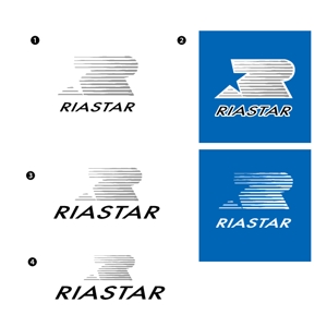 marukei (marukei)さんの株式会社RIASTARのロゴ作成依頼への提案