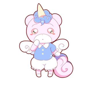 みかづきん ()さんの【Youtube用のキャラ作成依頼】ペガサス＋クマのキャラの作成をお願いします。への提案