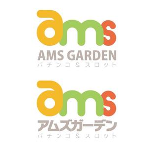 taguriano (YTOKU)さんの「パチンコ＆スロット　アムズガーデン（AMS GARDEN）」のロゴ作成への提案