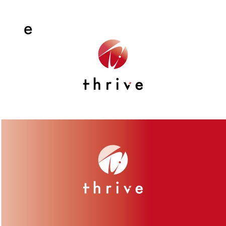 H.i.LAB. (IshiiHiroki)さんの会社【thrive】のロゴ作成依頼への提案