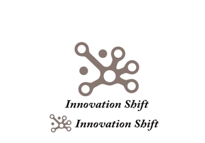 あどばたいじんぐ・とむ (adtom)さんの社会にイノベーションでパラダイム・シフトを起こすを「Innovation Shift Inc」のロゴへの提案