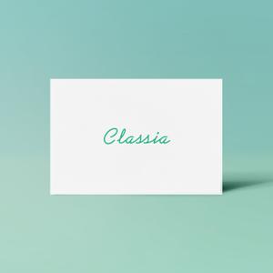 sasakid (sasakid)さんのファッションブランド「Classia」のロゴへの提案