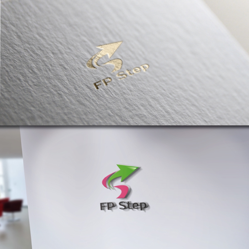 ファイナンシャルプランナーの会社「FPステップ」の　ロゴ